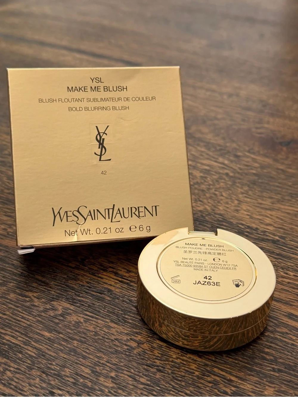 Make Me Blush YSL 24 HR Buildable Powder Blush - 42 Babydoll Pink